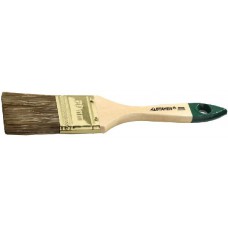Кисть плоская STAYER "LASUR-STANDARD", смешанная (натуральная и искусственная) щетина, деревянная ручка, 50мм