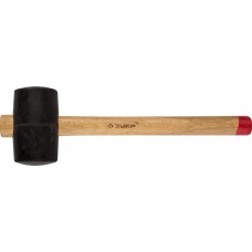 Киянка ЗУБР "МАСТЕР" резиновая с деревянной ручкой, 0,45кг, 65мм