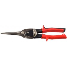 Ножницы ЗУБР "МАСТЕР" по металлу, рычажные, прямые удлинённые, CR-V, двухкомпонентная ручка, 300мм