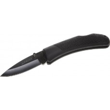 Нож STAYER складной с обрезиненной ручкой, большой