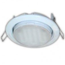 Ecola GX53 H4 Downlight without reflector_white (светильник) 38x106